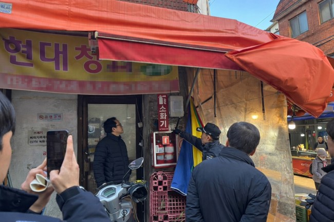 금천구, 비단길현대시장 화재 대응 위한 '촘촘한 안전망' 구축