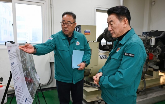 의정부시, 새해 선제적 재해 대비 위해 호원간이배수펌프장 현장 점검