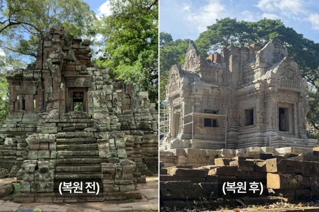 캄보디아 앙코르유적서 꽃피운 'K-복원'…코이카, 세계적 유산 보존의 중심에 서다