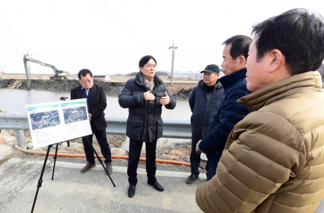 강화군, 다송천·목숙천 하천 정비사업 추진 현장 점검