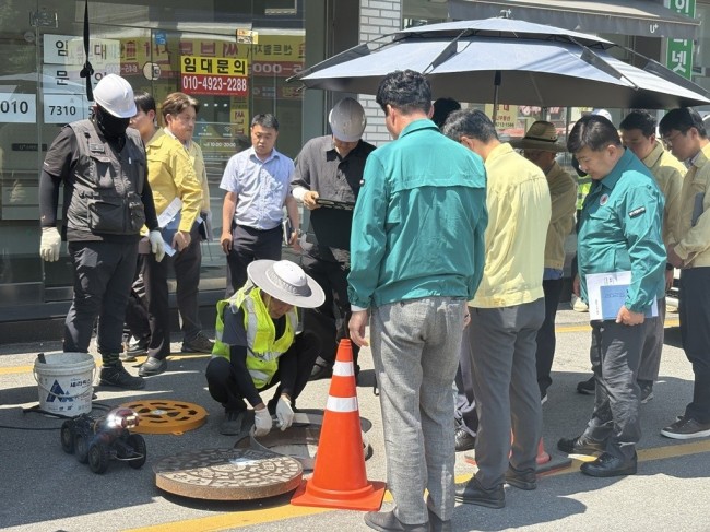 의정부시, 한강청·경기도와 우기대비 '집중강우 중점관리구역' 합동점검 실시