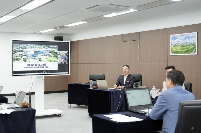 신상진 성남시장, 유엔 지속가능교통 10년 웨비나서 정책 사례 발표